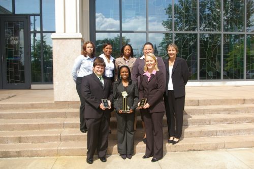 Students with Stephanie Jennings